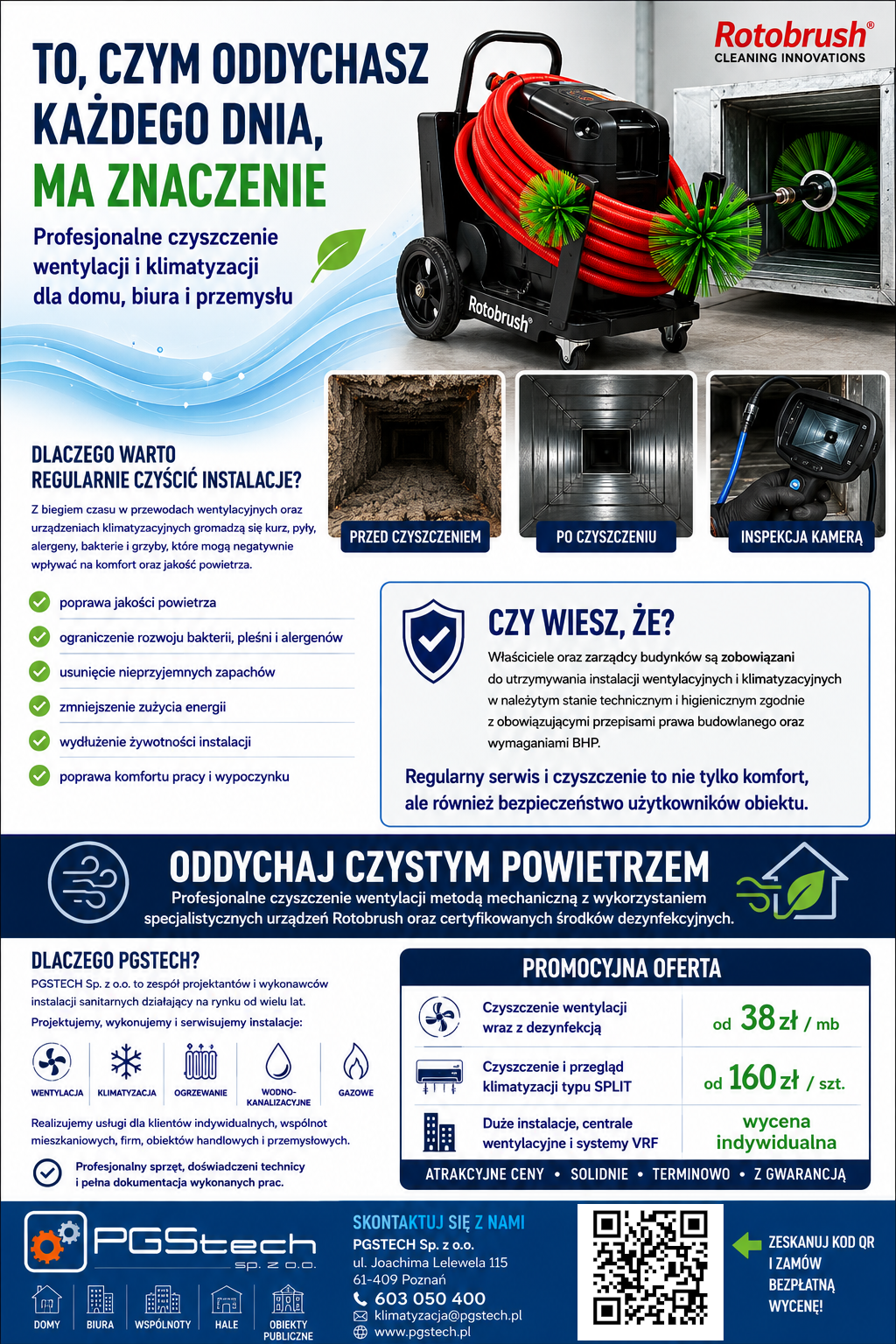 PGSTECH - czyszczenie wentylacji i klimatyzacji